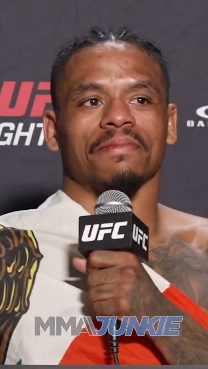 Chris Padilla got emotional explaining his plea for a $50,000 bonus at #UFCVegas111, which he did not get.