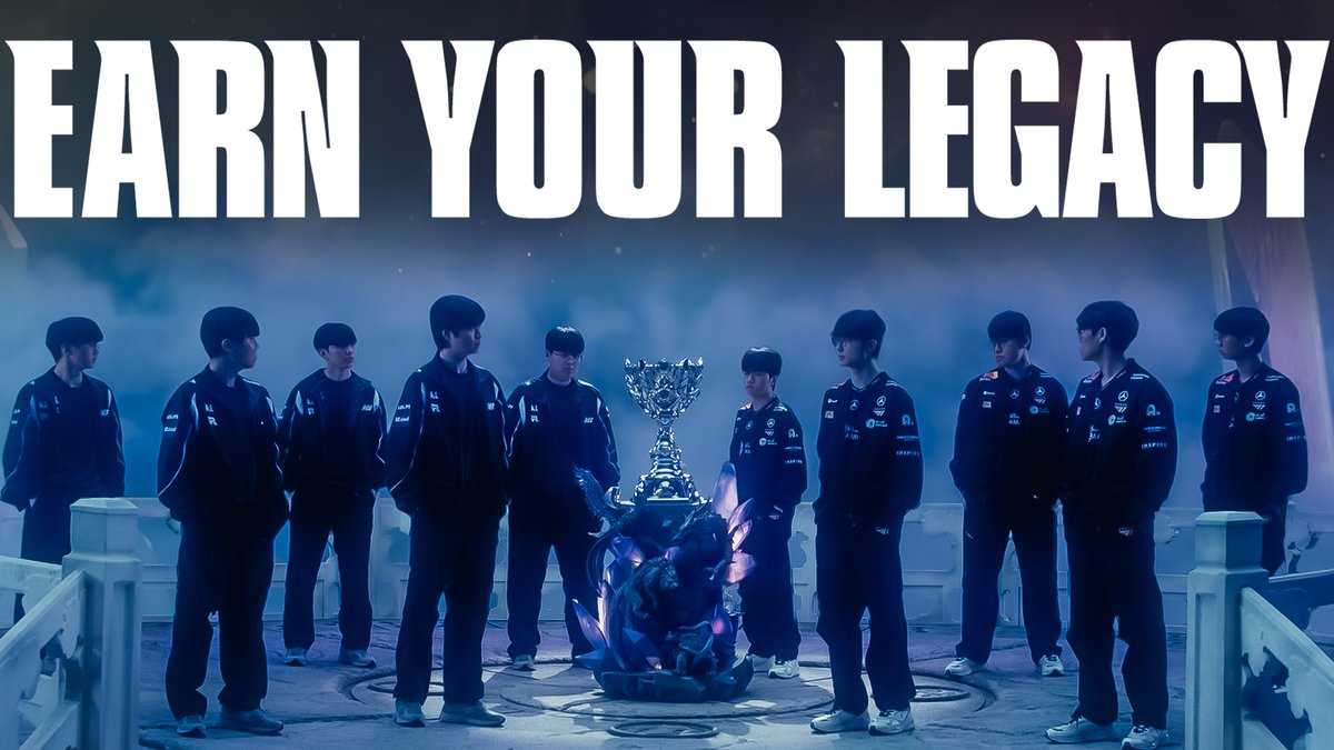 15 years of legacies, 15 years of sacrifices. All for this moment. Can T1 complete the threepeat, or will KT put the first star on their jersey? The #Worlds2025 Final is here.