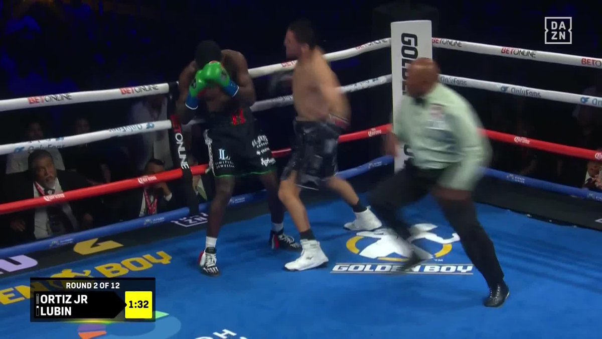 OMGGG!!! VERGILLLLL!!!! 😱 Vergil Ortiz Jr. STOPS Erickson Lubin in round 2! #OrtizLubin | Live NOW on DAZN ▪️