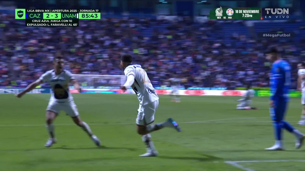 🔥😱 ¡MILAGRO FELINO! Alan Medina marca el 3-2 y se está vistiendo de héroe #MegaFutbol
