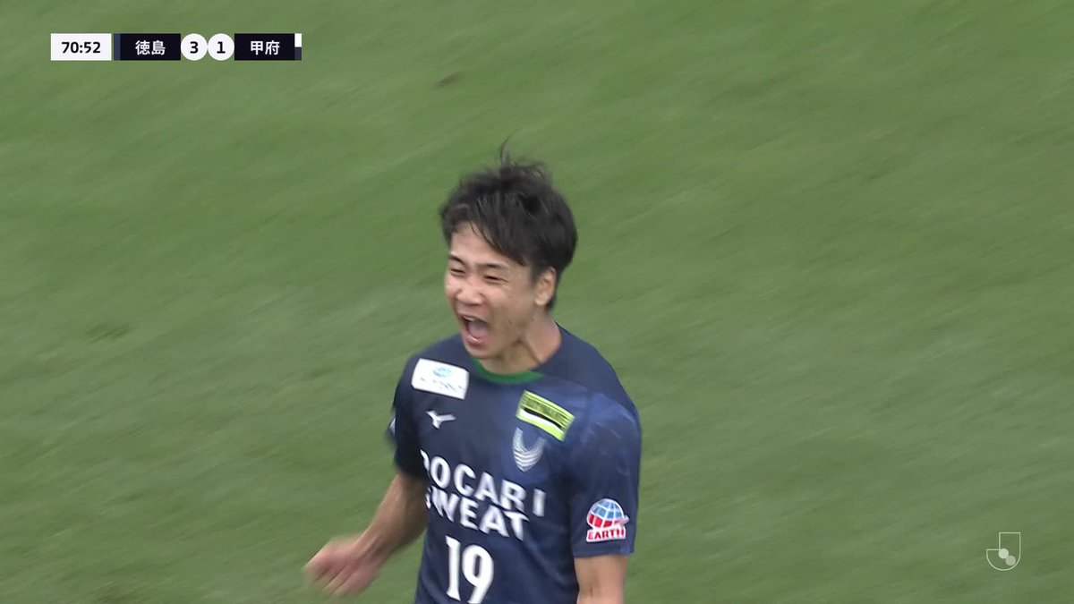 狙いすましたシュート✨️ 🎦 ゴール動画 🏆 明治安田Ｊ２リーグ 第36節 🆚 徳島vs甲府 🔢 4-1 ⌚️ 71分 ⚽️ 宮崎 純真（徳島） #Ｊリーグ