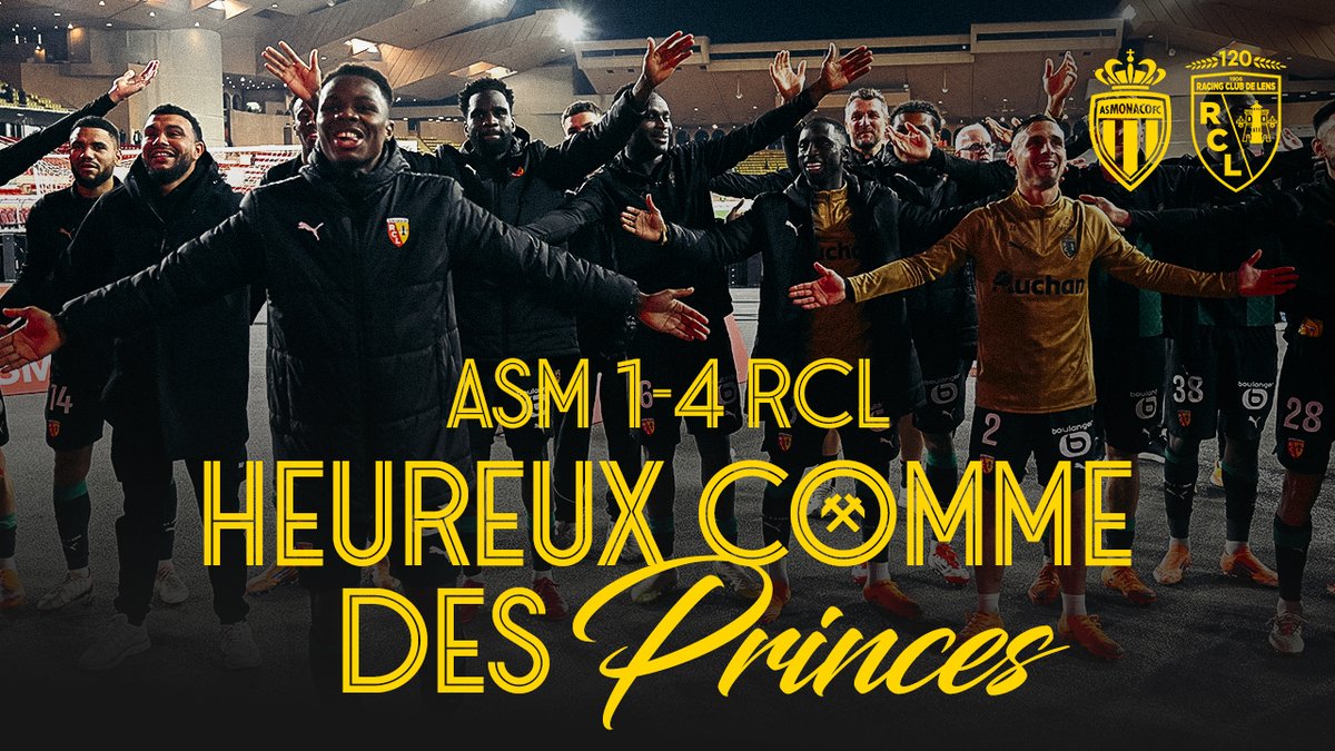 Heureux comme des 𝒑𝒓𝒊𝒏𝒄𝒆𝒔 🤩 #FiersDEtreLensois #ASMRCL