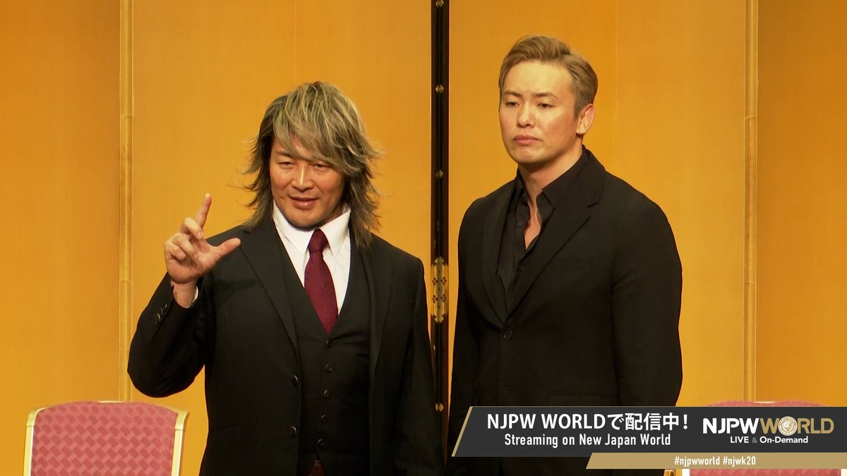 🏟️WRESTLE KINGDOM 20 in 東京ドーム 棚橋弘至引退 対戦カード発表記者会見🏟️ 棚橋弘至 引退試合 棚橋 弘至 🆚 Kazuchika Okada WRESTLE KINGDOM 20 in 東京ドーム 棚橋弘至引退はNJPW WORLDでLIVE配信！ #NJPW #njpwworld #njwk20 #棚橋引退
