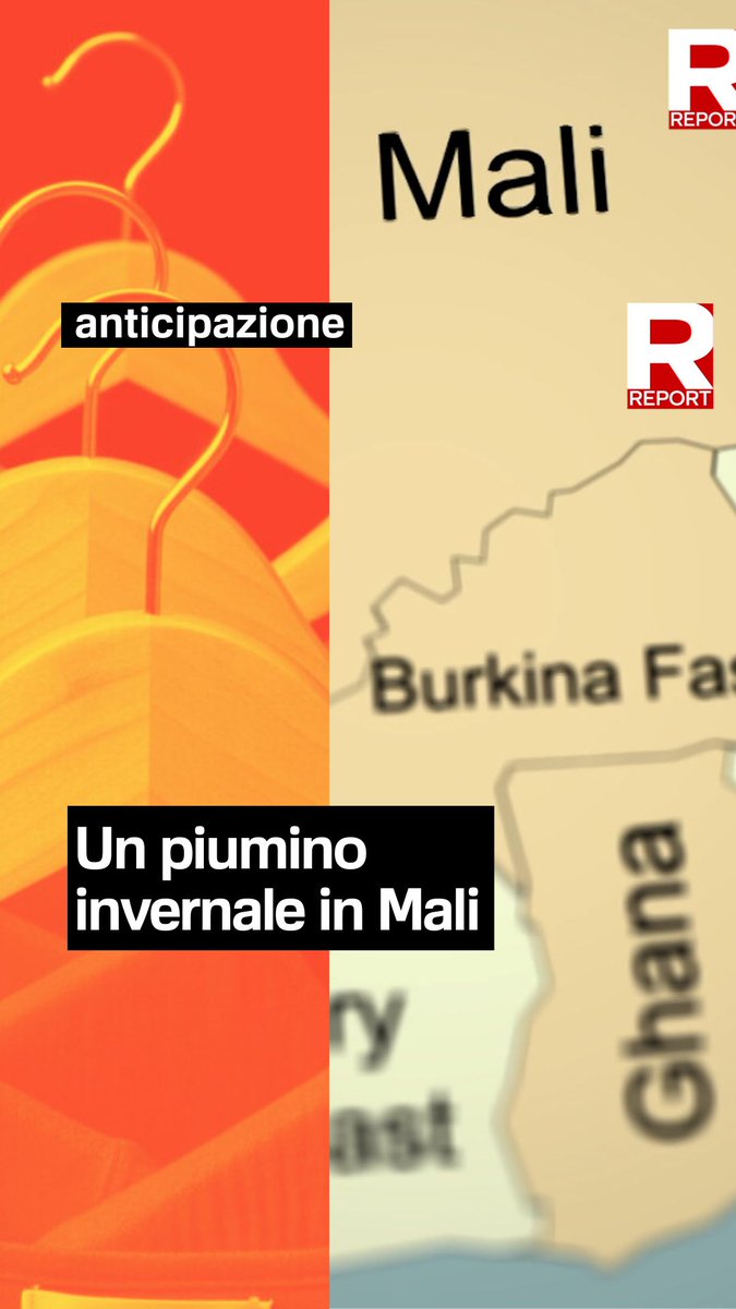 Che ci fa un piumino in Mali? È partito da Milano, ha fatto sosta ad Ercolano, poi è arrivato in una zona tra Burkina Faso e Ghana, fino a Konna, in Mali. Il rischio è che finisca in una discarica, ma chi ha venduto questo capo non ne conosce il destino. Alle 20.30 su #Rai3