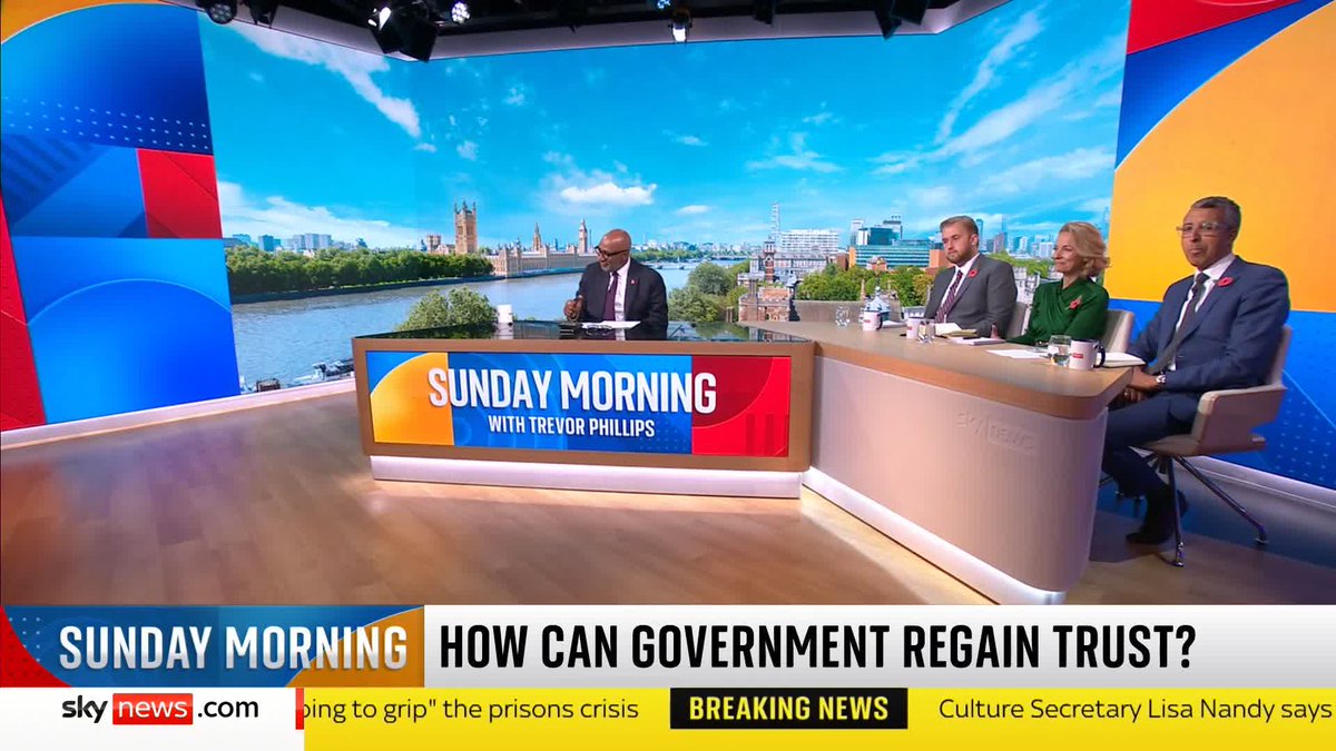 How can the government regain the public's trust? Last year, Trevor Phillips spoke Rachel Reeves who said she would not raise taxes. A year later, taxes are expected to rise in the Chancellor's November budget. 📺 Sky 501