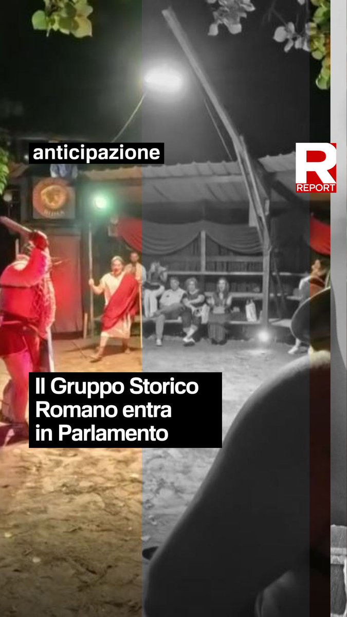 Nella festa dello scorso Natale di Roma l’onorevole Federico Mollicone ha partecipato all’evento del Gruppo Storico Romano. A settembre, è stato Sergio Iacomoni, fondatore, a togliersi il costume da imperatore e a varcare la soglia di Montecitorio. #Report dalle 20.30 su #Rai