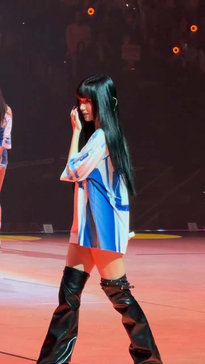 MINA IN THE JERSEY AND THOSE BOOTS