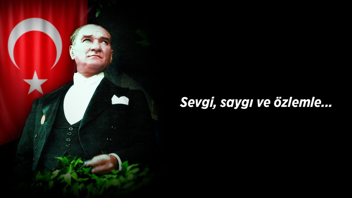 Gösterdiğin yolda, gösterdiğin hedeflere ilerliyoruz. Cumhuriyetimizin kurucusu Gazi Mustafa Kemal Atatürk’ü aramızdan ayrılışının 87. yılında sevgi, saygı ve özlemle anıyoruz. #Atatürk #10Kasım