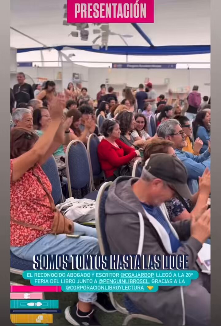 Comparto imágenes de la presentación del libro “Somos tontos hasta las doce” en la feria del libro de Maipú. Agradezco mucho el cariño recibido. Se pasaron!