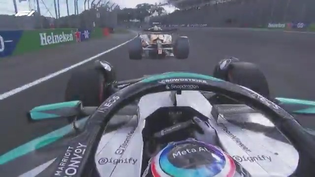 It was the tightest Q3 in F1 HISTORY! Go onboard with P2-starter Kimi Antonelli for the ghost battle 👻 #F1 #BrazilGP