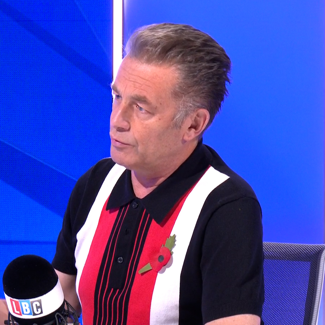‘The threat of climate breakdown is much greater than that.’ Environmental campaigner Chris Packham compares the battle to control climate change to the fight against fascism during WWII.