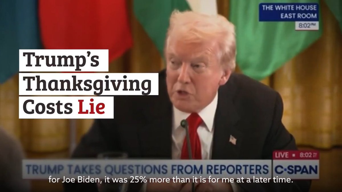 The President and his cronies have been touting that they brought the cost of your Thanksgiving meal down 25% this year. So I went and bought the meal to see if that was true. The verdict? Trump lied.