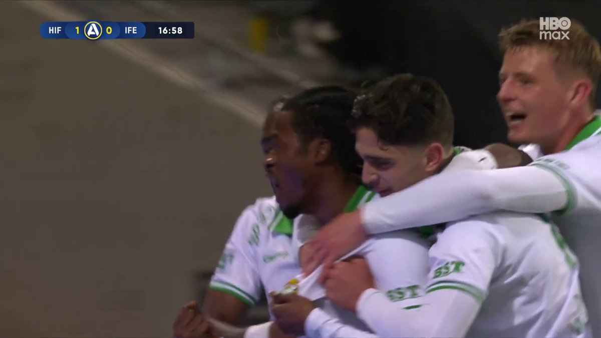 Drömmål! 😮💨 Frank Junior Adjei smäller dit 1-0 för Hammarby mot Elfsborg. 📲 Se matchen på HBO Max