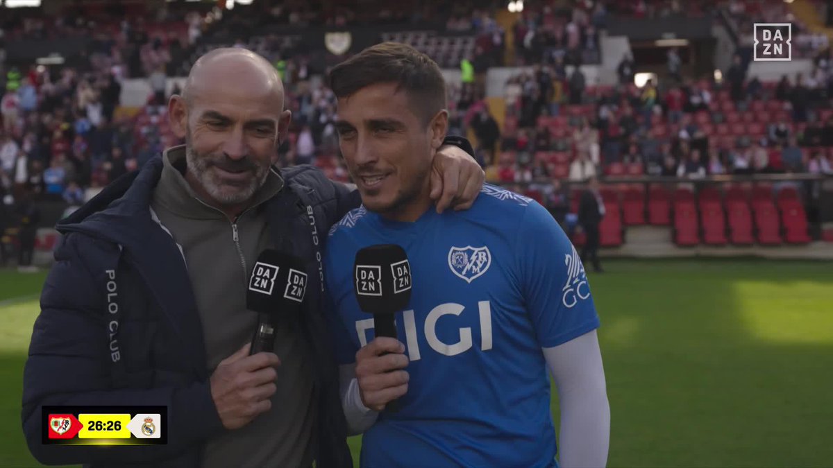 La honestidad de Paco Jémez. Su reencuentro con Óscar Trejo en su debut en DAZN 🤩⚡ "Top 5 de los mejores jugadores a los que he dirigido, pero como persona, el número 1" ❤️ Rayismo en vena #LALIGAenDAZN ⚽