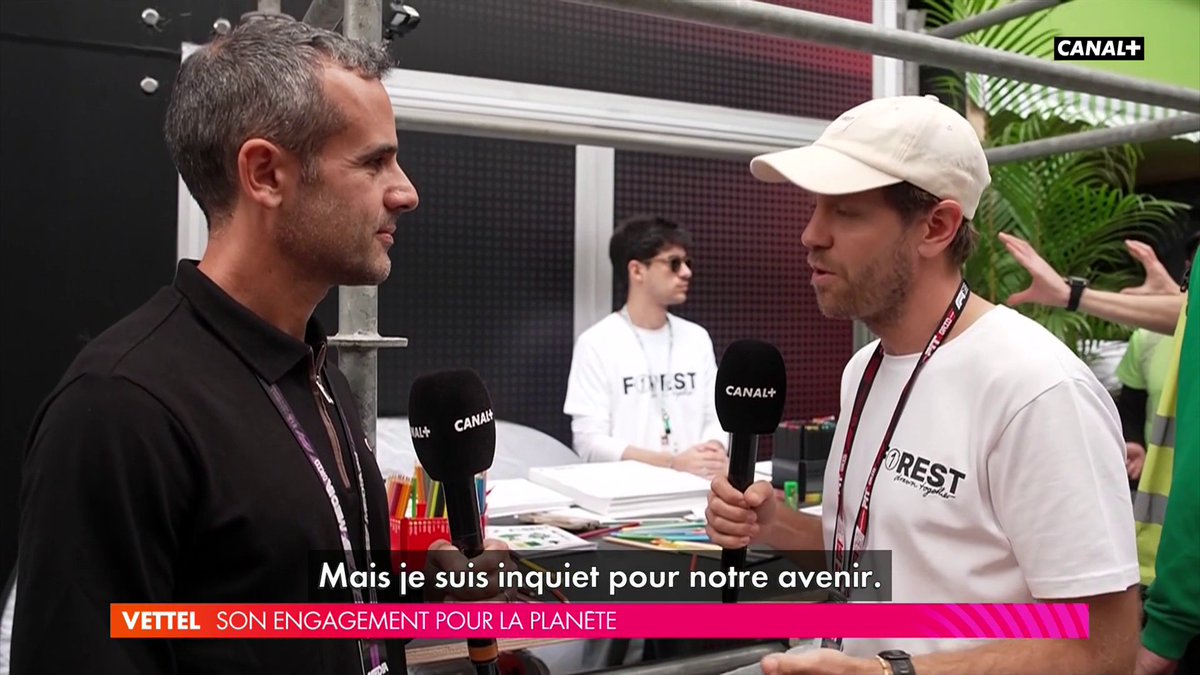 "Je suis inquiet pour notre avenir et souhaite alerter sur ce qu'il se passe. J'aimerais que ce sport survive. La F1 doit s'adapter." Présent ce week-end à Interlagos, Sebastian Vettel sensibilise le paddock 🌲 #BrazilGP #F1