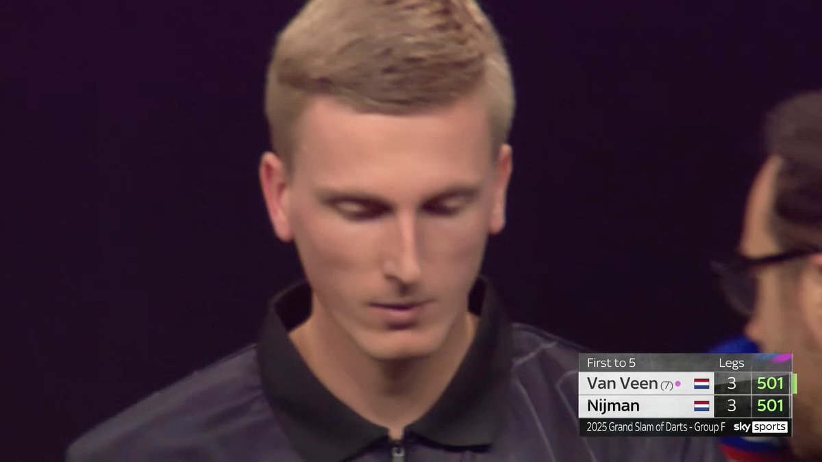NIJMAN LEVELS! It's a topsy-turvy game here, but Wessel Nijman has levelled 3-3 to keep the game all square against Gian van Veen! 📺 #GSOD | Group F