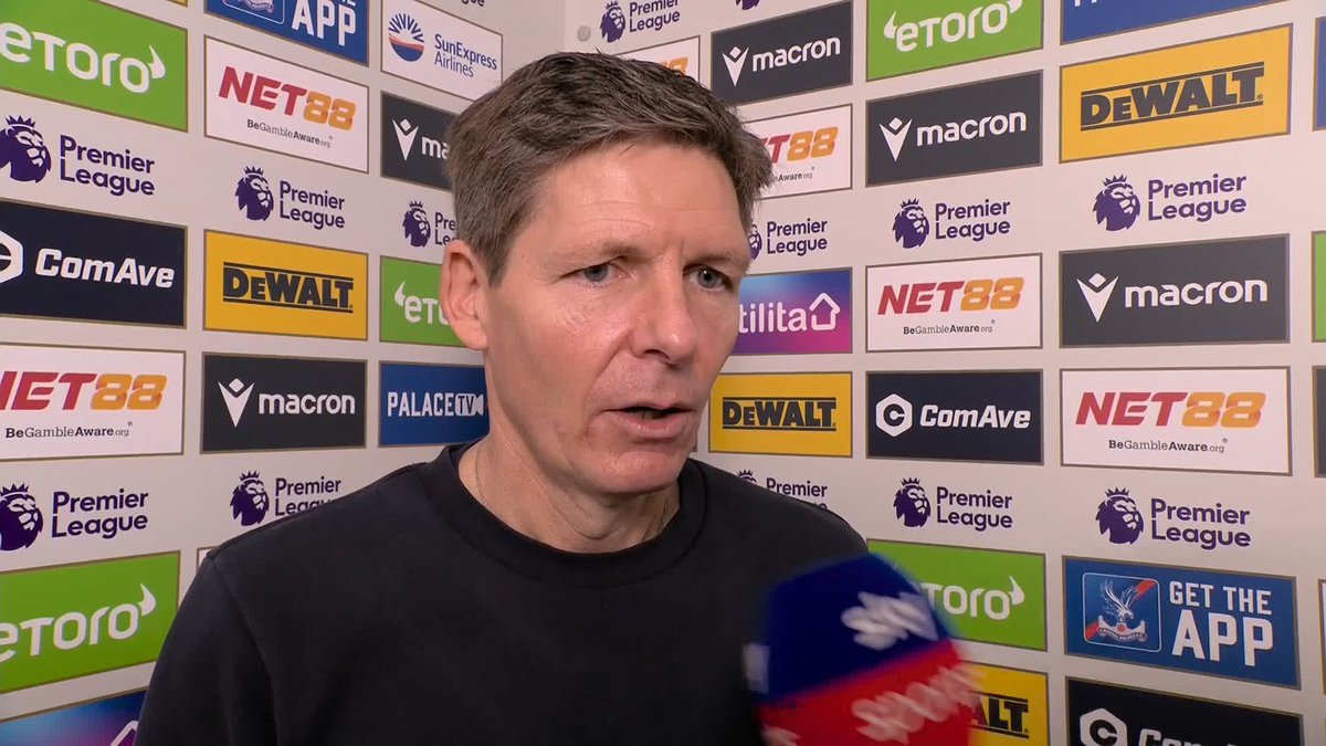 "It's a fair result today" Oliver Glasner gives credit to Brighton for a strong defensive performance against Crystal Palace 👊