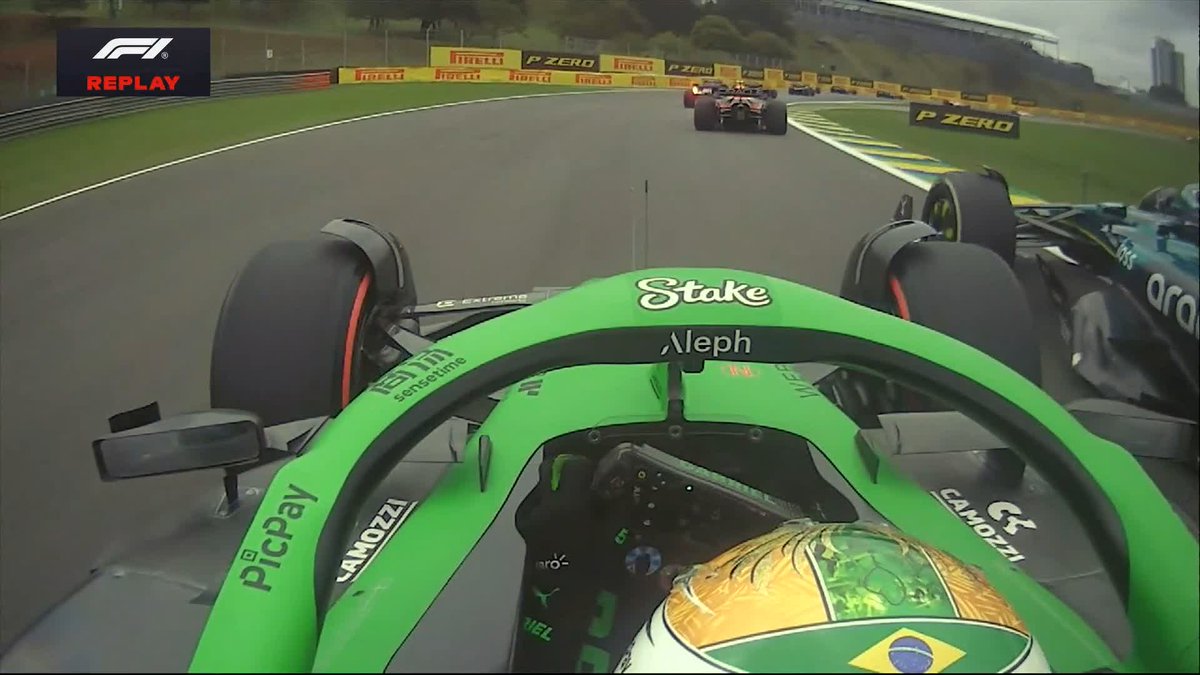 ⏮️ Rewind to the opening lap and Bortoleto's agonising exit at his home race #F1 #BrazilGP