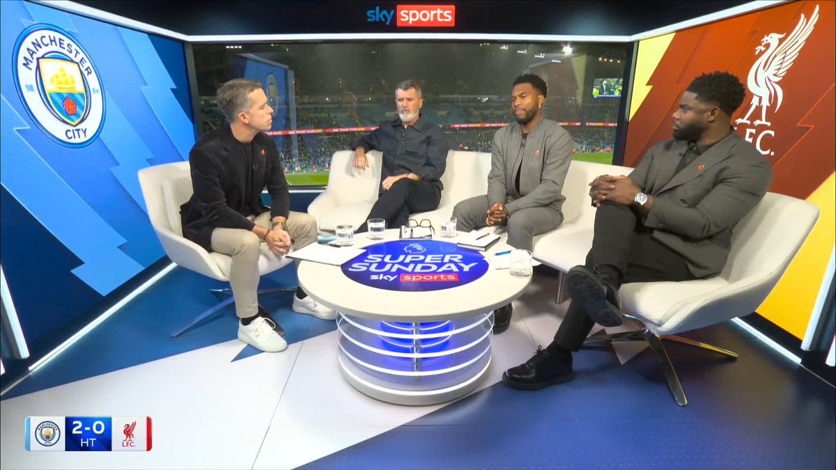 "Liverpool have been dreadful." Daniel Sturridge and Roy Keane share their thoughts on Liverpool's first-half performance 💭