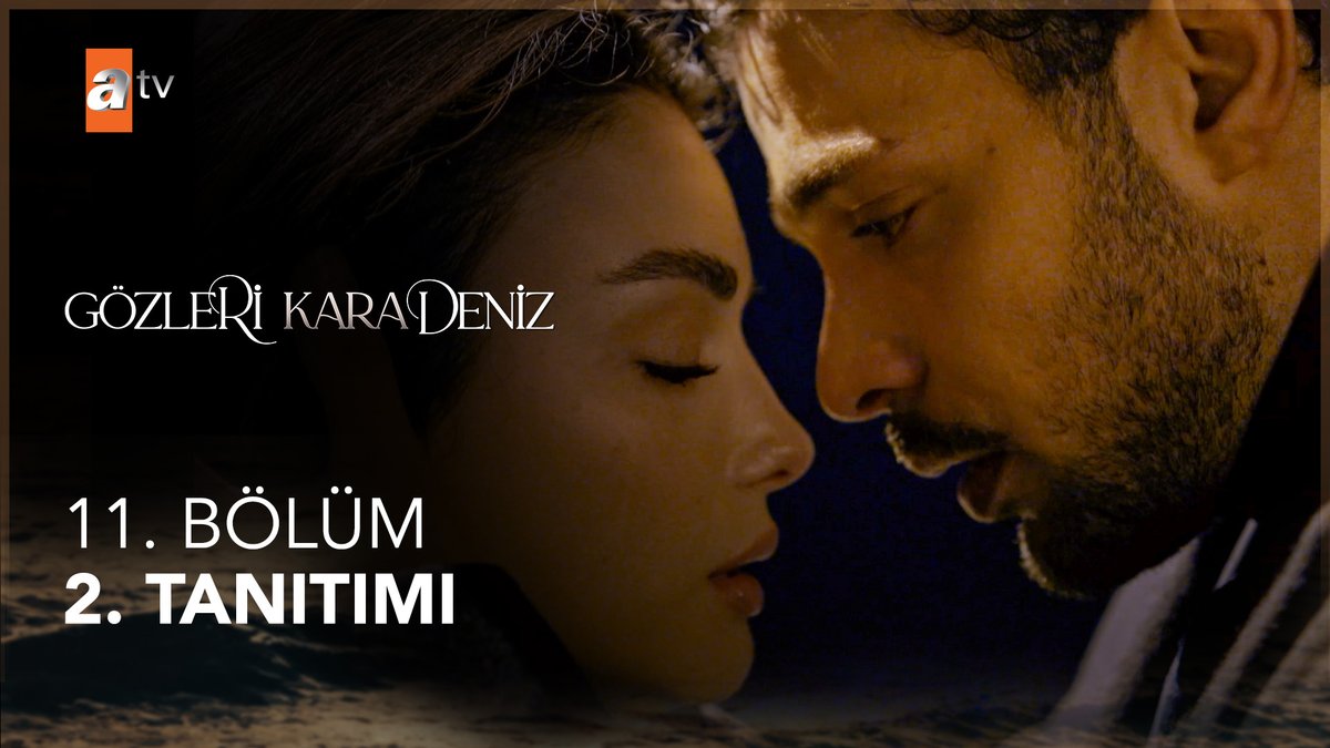 "Bir bakışın fırtınamı dindiriyor. Bir gülüşün var ya, rüzgarıma yön veriyor." 11. Bölüm 2. Tanıtımı 🌊 Gözleri KaraDeniz yeni bölümüyle Salı 20.00'de atv'de! #GözleriKaraDeniz #gkd atv