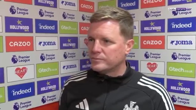 Eddie Howe: "I felt our actual performance wasn't particularly good technically today... Maybe confidence-related to our recent results. There's work to do, we're in a difficult moment." [beIN SPORTS]