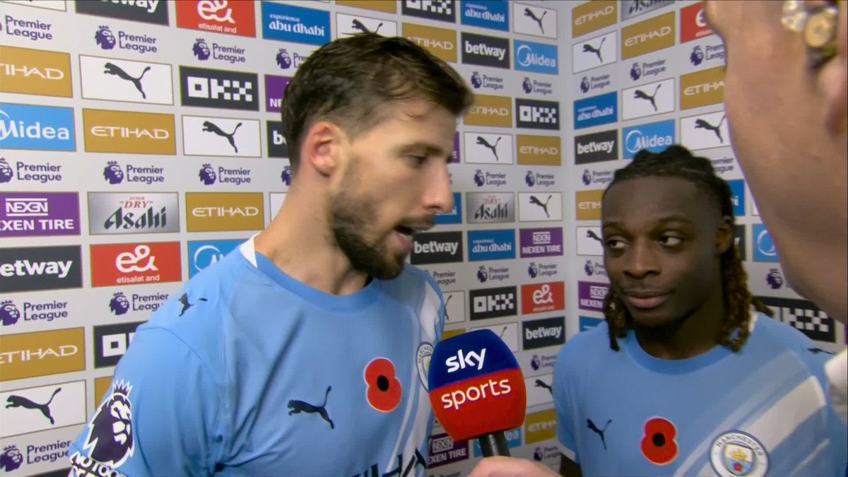 "We live for games like this!" Ruben Dias and Jeremy Doku react to Man City's huge win over Liverpool! ๐