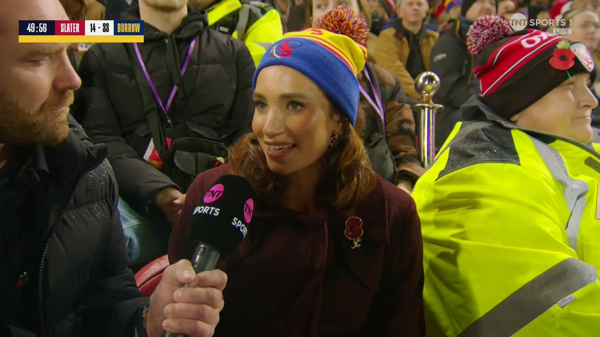 🗣️ Laura Wright opens up about her connection to Motor Neurone Disease and explains the choice of prematch song, 'Rise Up,' highlighting the song’s powerful message 📺 @TNTSports &amp; @DiscoveryplusUK