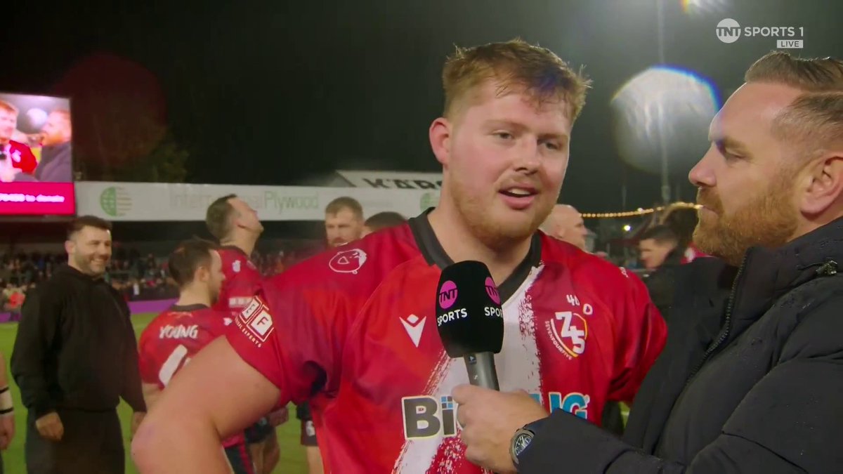 Son of the inspirational Doddie Weir, Ben is left speechless, sharing just how incredible events like this charity game are ❤️ 📺 @TNTSports &amp; @DiscoveryplusUK