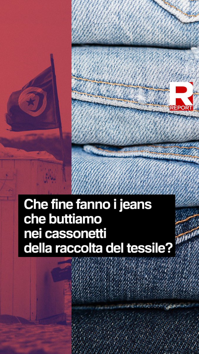 Da quest’anno in Europa la raccolta differenziata del tessile è obbligatoria. Seguendo alcuni capi abbiamo scoperto sacchi di vestiti dall’Italia verso la Tunisia: spesso finiscono in discariche a cielo aperto. Segui #Report ora in diretta su #Rai3