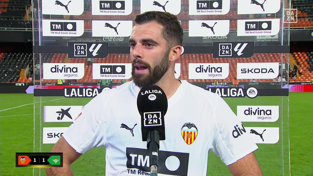 🗣️ "No es que crea en el trabajo de Corberán. Es que estoy totalmente convencido de ello" Luis Rioja y su total apoyo al técnico del Valencia #LALIGAenDAZN ⚽