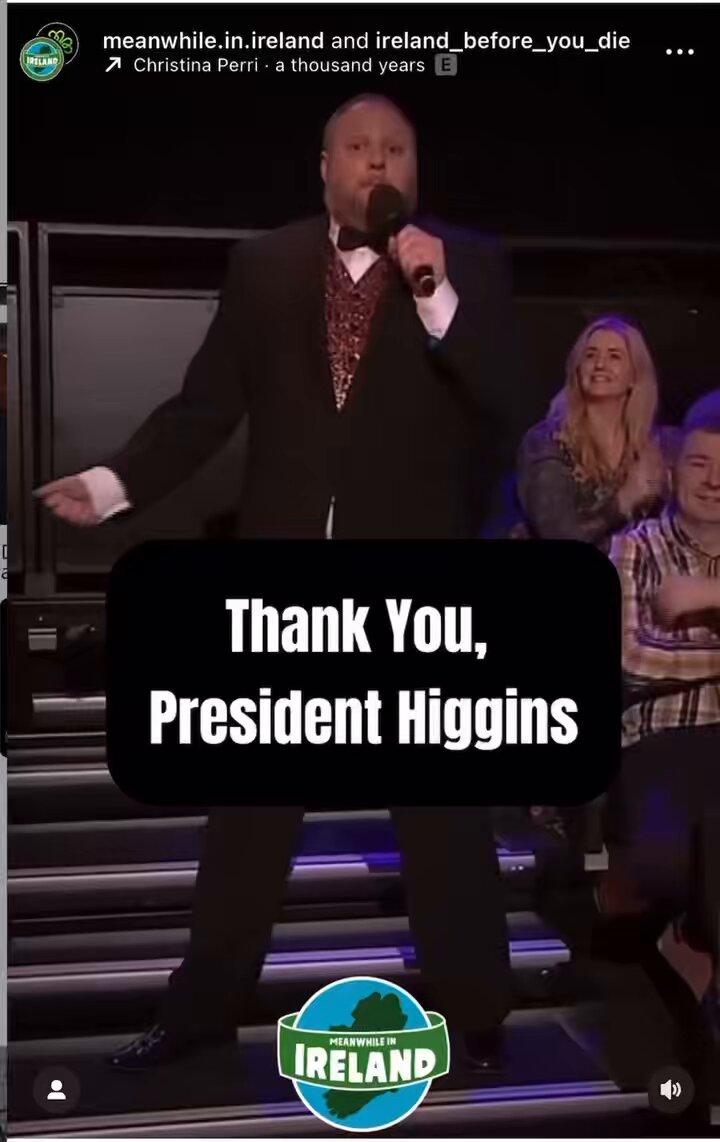 We will never see the likes of him again. Go raibh maith agat as do sheirbhís, President Higgins.
