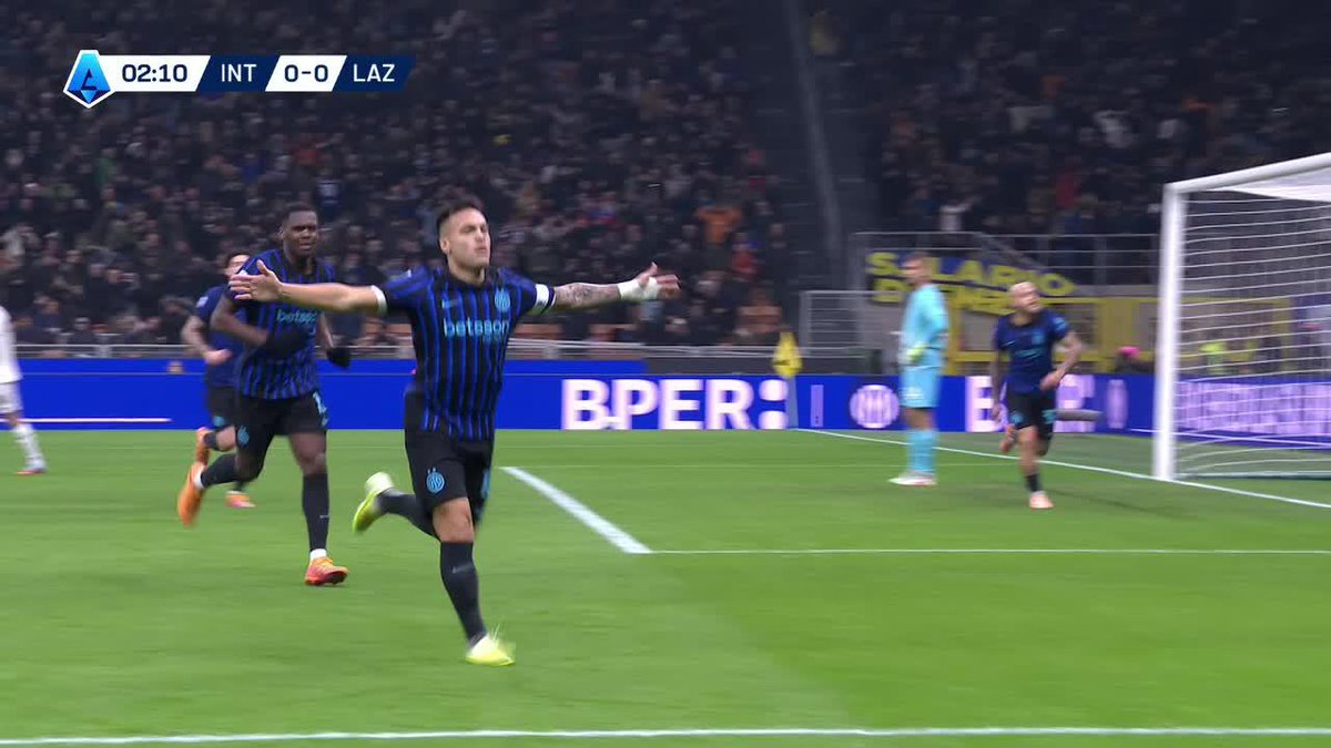 POR DIOS, EL GOLAZO DE LAUTARO MARTÍNEZ. Más al ángulo, imposible. 🇦🇷🤯