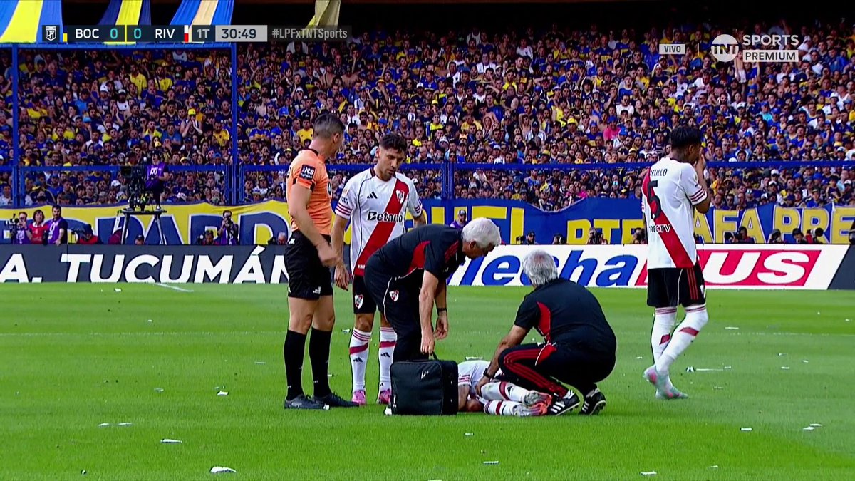 "Meza": Porque Maximiliano Meza salió lesionado del #Superclasico