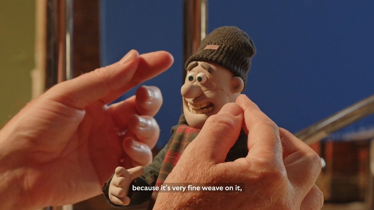 Behind the scenes of the stop-motion animation work for the ‘WALLACE &amp; GROMIT’ Christmas short.