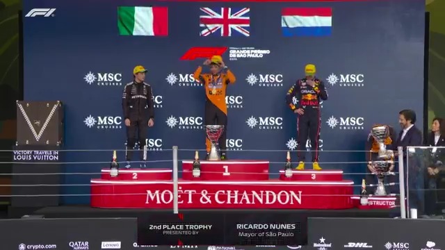 Sharing a special Sao Paulo podium together! ๐ง๐ท๐พ #F1 #BrazilGP