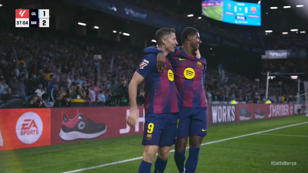 RASHFORD TO LEWANDOWSKI TO PUT BARCA BACK IN THE LEAD