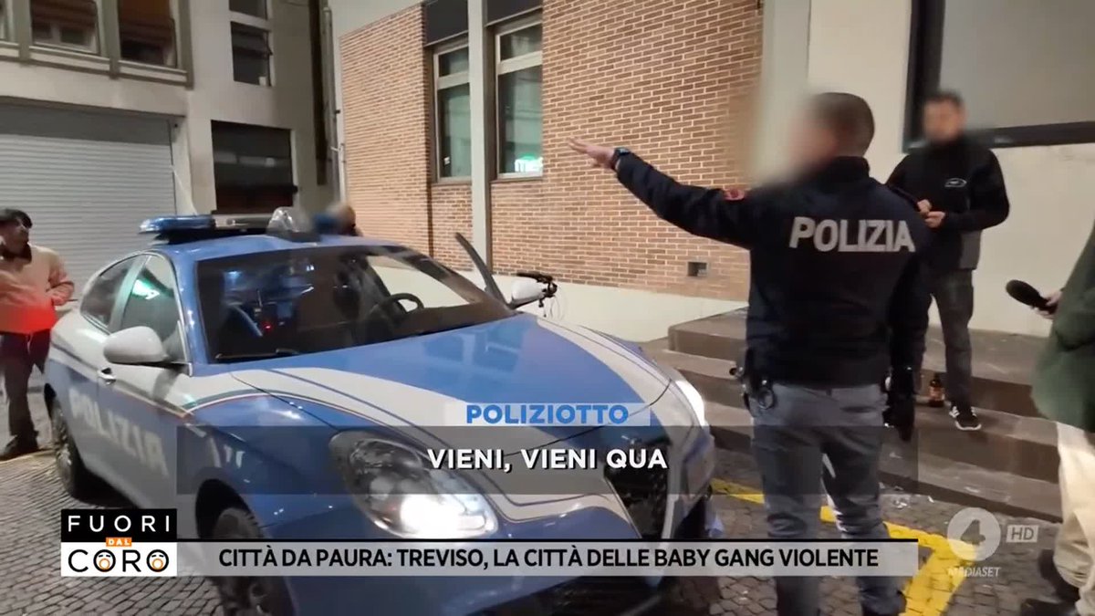 Baby gang a #Treviso, le nostre immagini documentano la situazione di clima teso in città. Il servizio di Francesco Leone a #Fuoridalcoro è su Mediaset Infinity