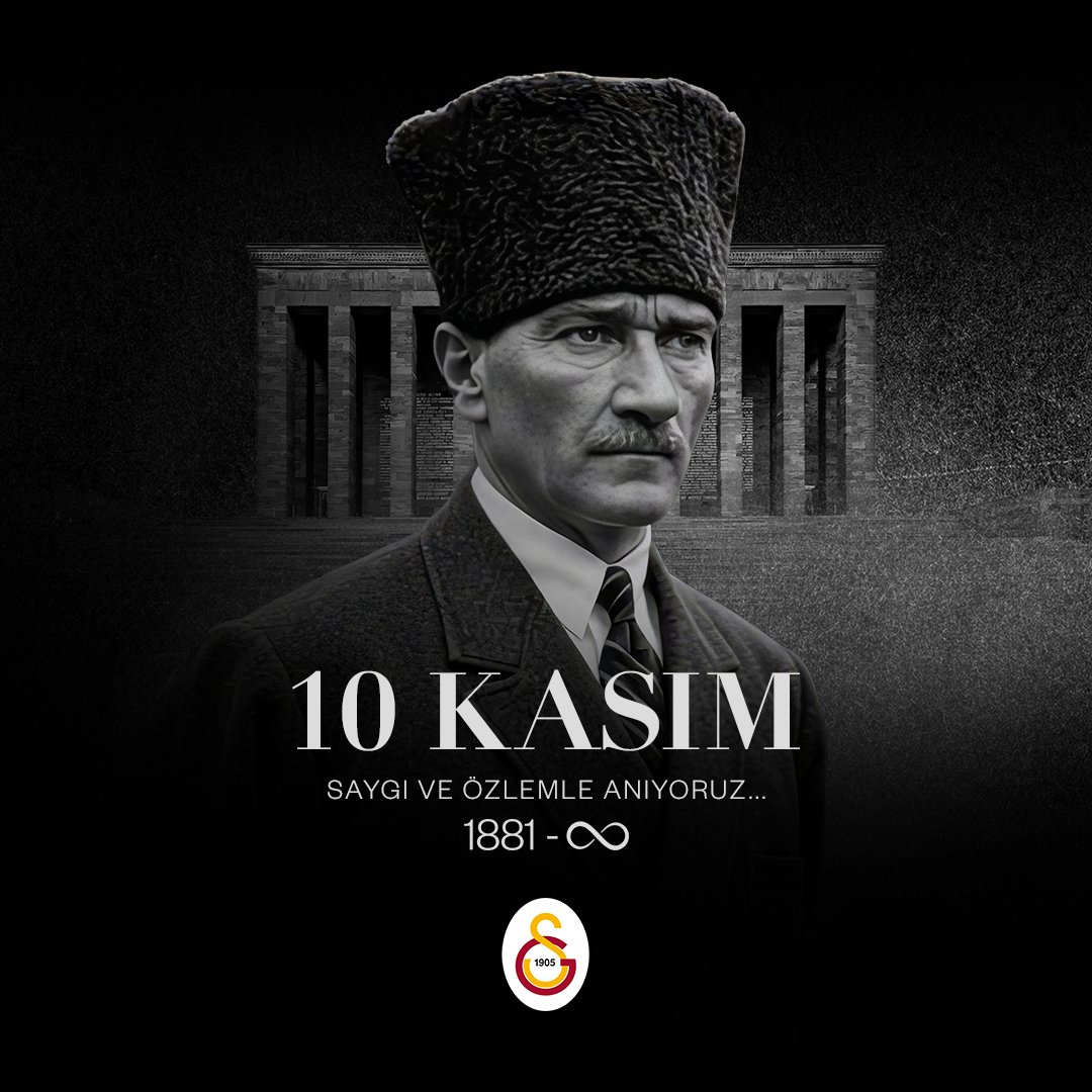 Bizlere bıraktığı aziz hatırasının yılmaz bekçileri olarak Cumhuriyetimizin kurucusu Ulu Önder Mustafa Kemal Atatürk’ü özlem ve minnetle anıyoruz. Aklımızda fikirlerin, kalbimizde sevgin hiç bitmeyecek Atam! ♾️ #10Kasım