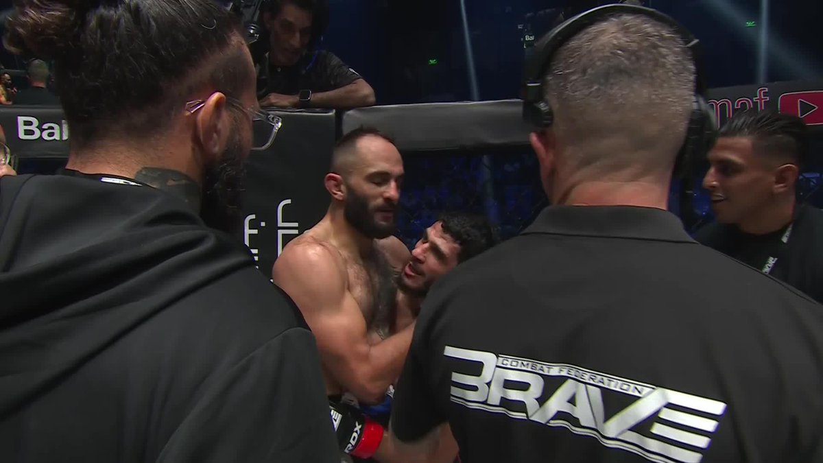 Aprรจs lโincident, Youssef Boughanem a prรฉsentรฉ ses excuses directement ร son adversaire ๐๐ผ #BRAVECF101