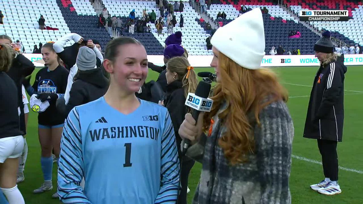 "I knew I could trust them to put them away, and they could trust me to get a few saves." Washington Women's Soccer goalkeeper Tanner Ijams spoke with Sydney Supple after a career day in the Big Ten Conference title game.