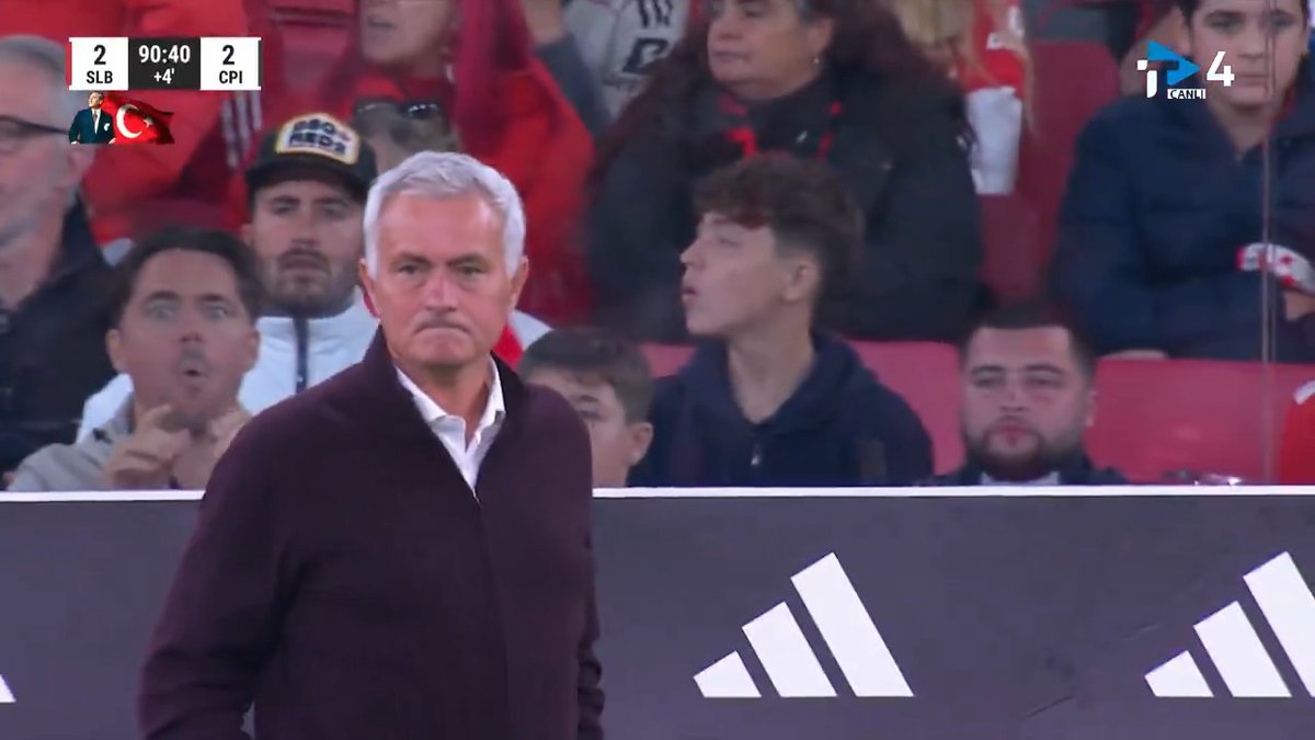 Jose Mourinho’nun Benfica’sı son dakikalarda yediği bu golle yıkıldı.