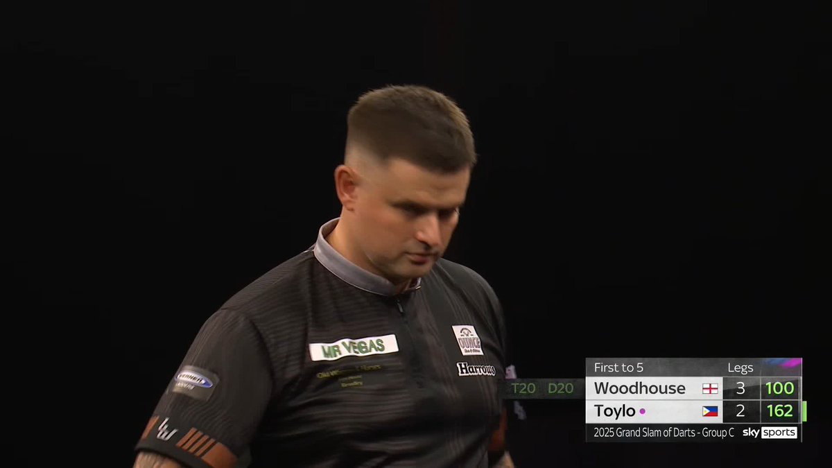 WOODHOUSE ON THE BRINK! This is brilliant from Woodhouse, averaging 105 as he moves on the brink of victory at 4-2! 📺 #GSOD | Group C