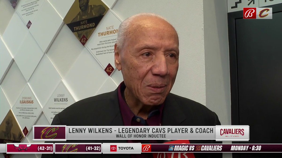 “I was always told we should make some place better than when we got there. So that was a motto for my life.” -Lenny Wilkens He did just that. What a legend. RIP Coach