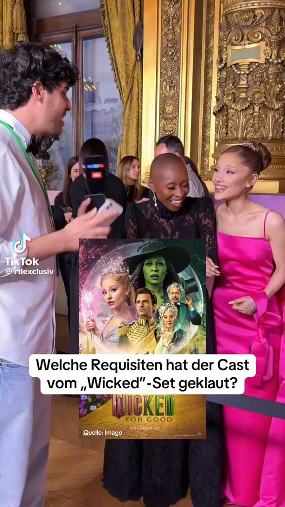 The Cast of the ‘WICKED’ films share what they wish they had stolen from set (Via RTL Exclusiv)