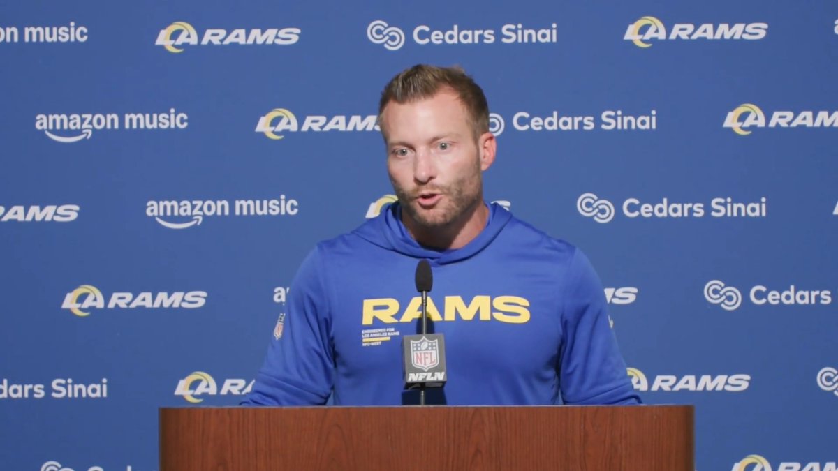 "He's been awesome. He's just been in total command." 🎥 Coach McVay on Matthew Stafford