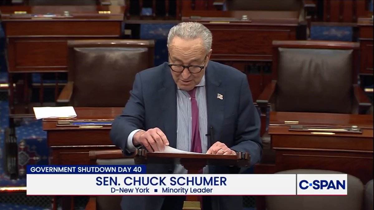 .Chuck Schumer: "However this vote turns out, this fight will and must continue. Democrats must fight because millions of millions of families will lose health care coverage."