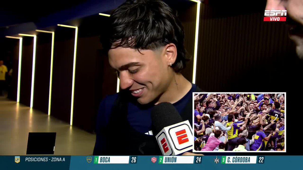 "¡ESTABA RE LOCO!" 🤪 El Changuito Zeballos habló sobre su festejo de gol VIRAL con la platea de La Bombonera 📺 #ESPNFútbol1 | #DisneyPlus Plan Premium