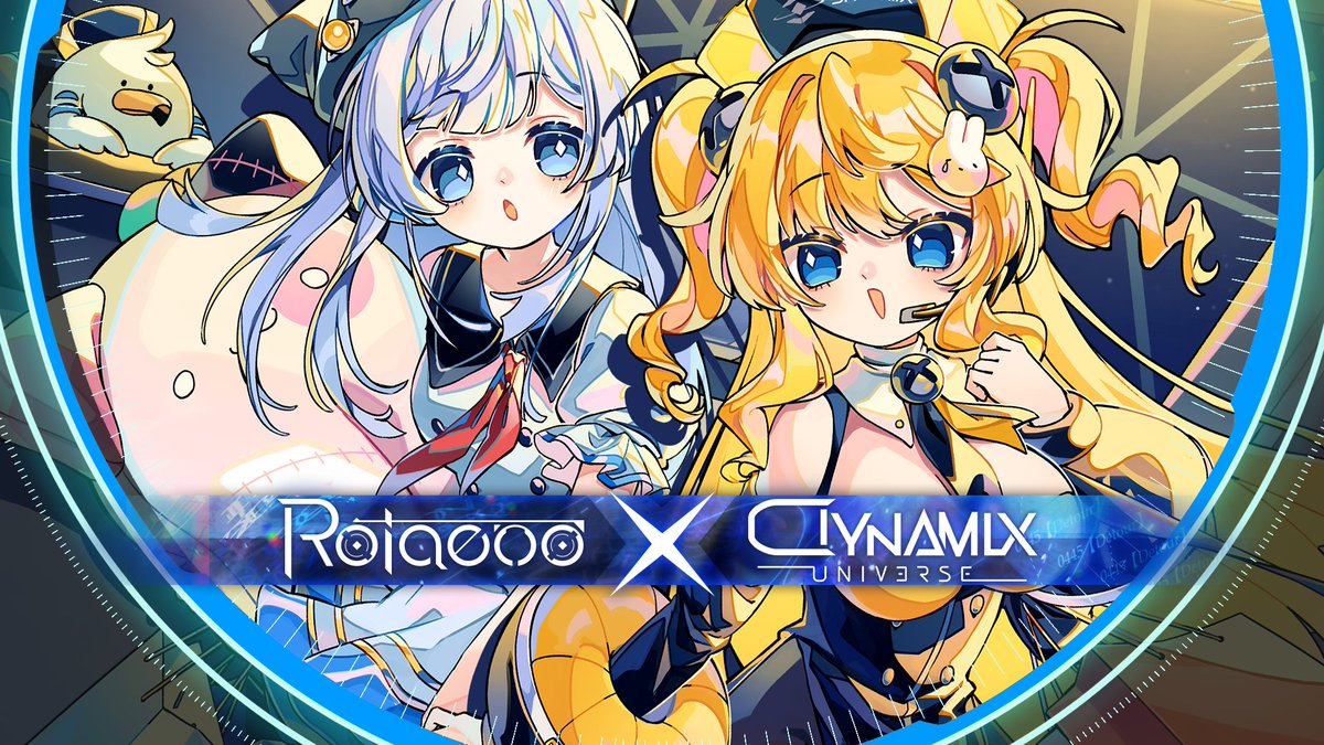Dynamix Universe × Rotaeno コラボ開始。もう一度、宇宙旅行へ! ホッパ & サファイアの宇宙冒険に帰った後、次はシトリン&イロと一緒に、「Lambda‐3」にアクア星とDynamix Inc.のコラボ祭りに参加しに行こう! 11月13日、招待状を家に忘れないでくださいね〜🚀