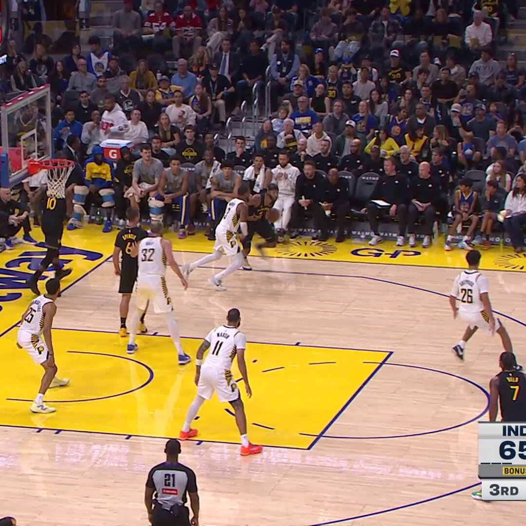 MOSES MOODY 4PT PLAY AT THE BUZZER🚨 📺 NBC Sports Bay Area & CA