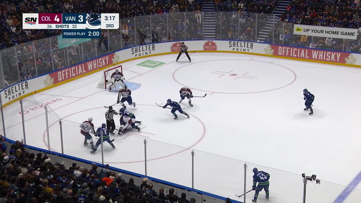 Deflection perfection from DeBrusk. 🤌